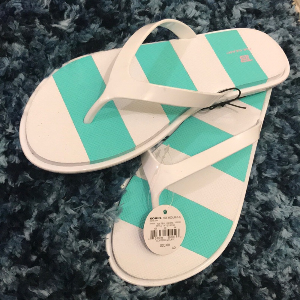 Stripped flip flops